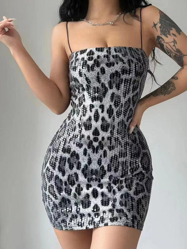 Leopard Print Bodycon Dress