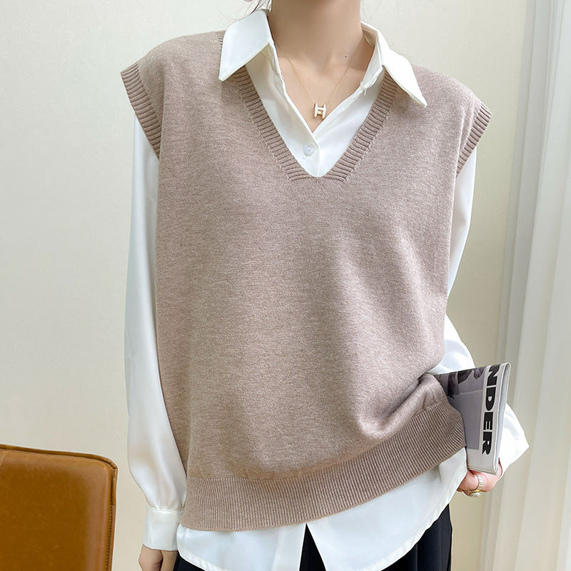 Half sleeved off shoulder sweater