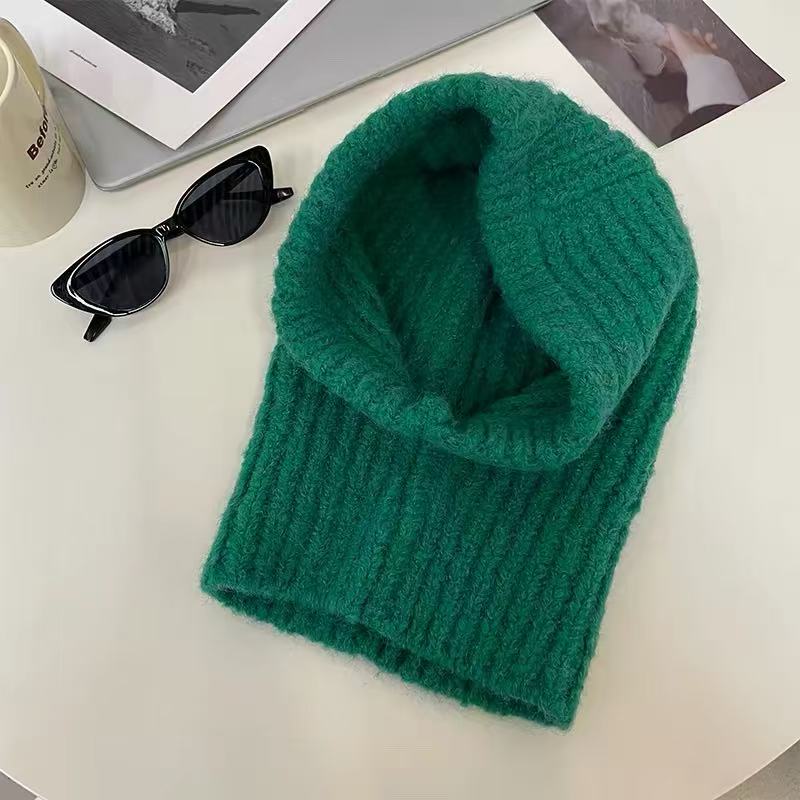 Green woolen hat